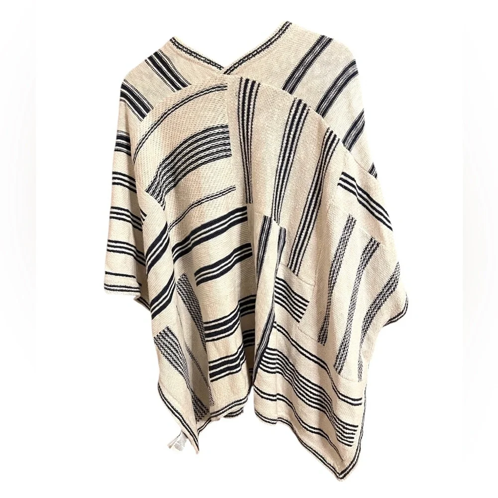 RALPH LAUREN Poncho LINEN Wrap VERY Oversized Size XS / Small FAST SHIP 3188-8 - Picture 5 of 10